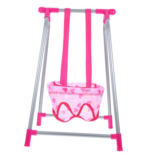 Milisten 1stück Mini Doll Swing Dekorative Puppe Schaukel Für Puppenhaus Robust Und Tragbar Für Kreatives Spielen Wohnaccessoire von Milisten