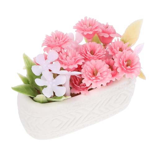 Milisten Simulierter Blumenständer Modell Blumentopf Hausdekoration Blumentopf Kleines Bonsai Blumentopf Kleines Bonsai Heim Desktop Ornamente Blumentopf von Milisten