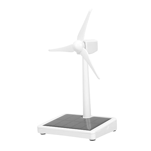 Milisten Solar Windmühlenmodell für DIY Desktop Turbine mit Fördert Kreatives Lernen und Verständnis für Erneuerbare Energien für Experimente und Bastelprojekte von Milisten