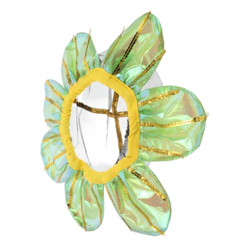 Milisten Sonnenblumen Kopfbedeckung Sonnenblumen Tanz Requisiten Sonnenblumen Partyhut Lustige Performance Requisiten Sonnenblumen Event Requisiten Sonnenblumen Performance Requisite von Milisten