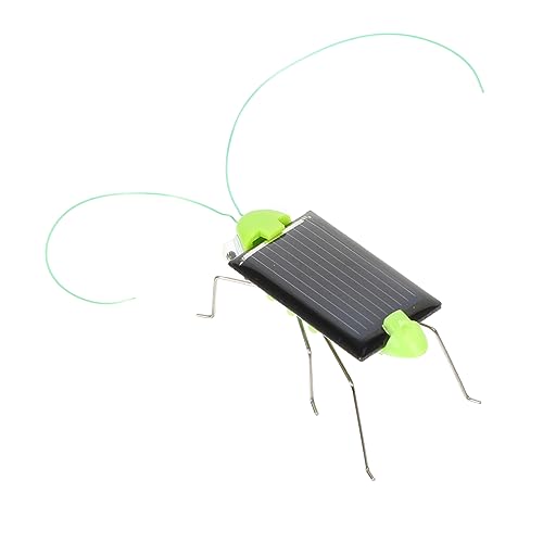 Milisten Sonnenheuschrecke für kinderspielzeug vibroei spielzeuge Wissenschaft lehrreich lebensecht solar Solarbetriebenes elektronische Komponenten Green von Milisten