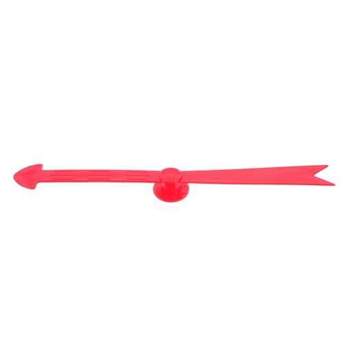 Milisten Spielpfeil DIY -spielzeugprojekte Spinning Für Das Spiel Mathe-Spiele Partyunterrichtsinstrument -spinnspielzeug Breitspielspielzeug Drehen Retro-spielstock Plastik Rot von Milisten