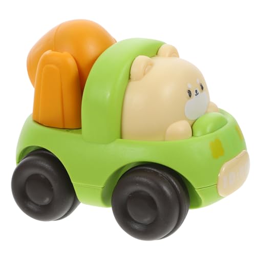 Milisten Spielzeugauto Mit Reibung Trägheitsauto Cartoon-Auto- Autospielzeug Fahrzeug Cartoon-Fahrzeug Trägheitsspielzeug Auto Plastik Green von Milisten