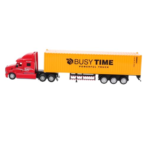 Milisten Spielzeugauto Rc Sattelzug Containeranhänger LKW Und Anhänger Traktoranhänger Müllwagen Druckgussauto Vitrine Spielzeuganhänger Spielzeugbagger Cyber Truck Autos von Milisten