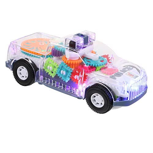 Milisten Spielzeugauto mit Leuchtenden Farben und Musik Mechanisches Kinderauto mit Zahnrädern Schraubendreher Geburtstagsgeschenke und Partyüberraschungen Milisten Spielzeugauto mit Leuchtenden Farben und Musik Mechanisches Kinderauto mit Zahnrädern Schraubendreher Geburtstagsgeschenke und Partyüberraschungen von Milisten