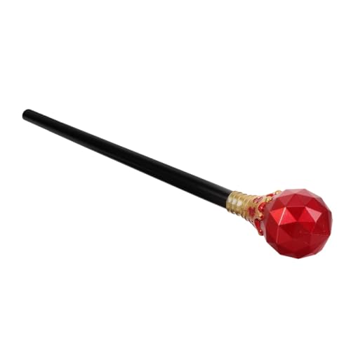 Milisten Stab der Königin rotes Kostüm Piratenzubehör für Halloween- Dekorationen Mini Requisite für Cosplay dekorativer Zepterstab Partyverzierung Plastik Milisten Stab der Königin rotes Kostüm Piratenzubehör für Halloween- Dekorationen Mini Requisite für Cosplay dekorativer Zepterstab Partyverzierung Plastik von Milisten
