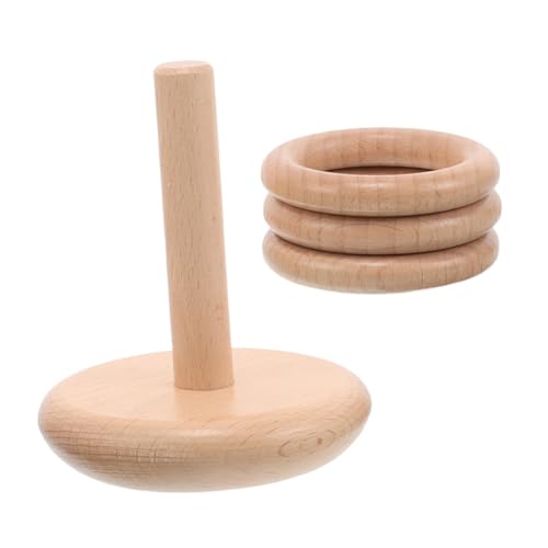 Milisten Stapelringe aus Massivem Buchenholz Sicheres Montessori Lernspielzeug für Jungen und Mädchen Jahre Indoor Outdoor Stapel Wurfspiel für Kleinkinder und Familien Milisten Stapelringe aus Massivem Buchenholz Sicheres Montessori Lernspielzeug für Jungen und Mädchen Jahre Indoor Outdoor Stapel Wurfspiel für Kleinkinder und Familien von Milisten