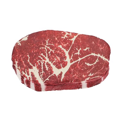 Milisten Steak-Modell Simuliertes Essen Für Party-Requisiten Markt Künstlich Simuliertes Steak Für Partydekorationen Stütze Kochen Lebensechtes Lebensmittelmodell Realistisch Polymer Harz von Milisten