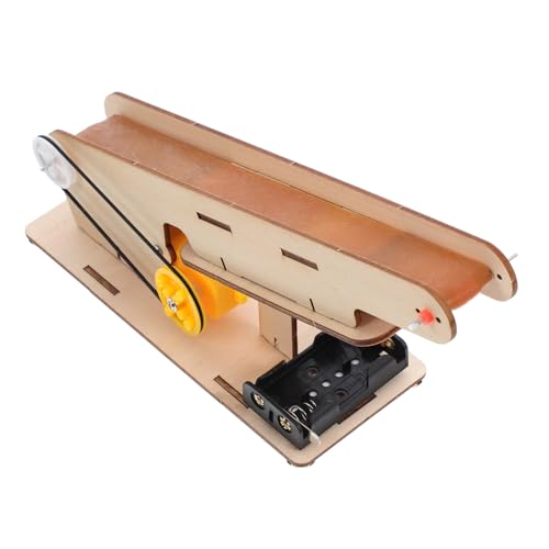 Milisten Stem Experimentierset für Elektrischer Förderriemen DIY Holz Bausatz Wissenschaftliches Lernspielzeug Physik Experiment zur Kreativität und Technikverständnis Milisten Stem Experimentierset für Elektrischer Förderriemen DIY Holz Bausatz Wissenschaftliches Lernspielzeug Physik Experiment zur Kreativität und Technikverständnis von Milisten