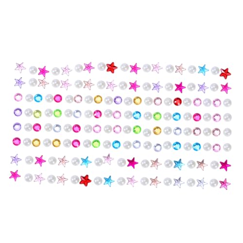 Milisten Stirn -Patch -Set Kristallaufkleber mehrfarbiger Strass-Aufkleber Milisten Stirn -Patch -Set Kristallaufkleber mehrfarbiger Strass-Aufkleber von Milisten