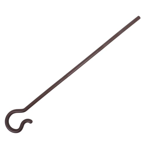 Milisten Stock Cosplay-Props Festliche Dekoration Karneval Kostüm Event Zubehör Halloween Requisiten Halloween-Cosplay-Zubehör Rohrdekor Zuckerrohr-Requisiten- Zauberstab Plastik Brown von Milisten