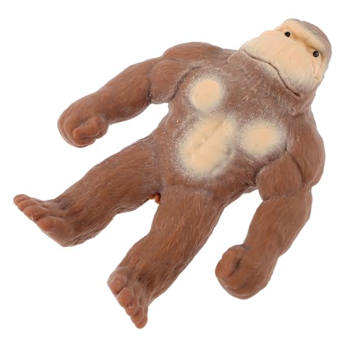 Milisten Stressabbau Gorilla Squeeze Weiches Dehnbares Anti Stress Tier für Büro Entspannendes Langsam Zurückfederndes Knetspielzeug Lustiges Dekorationsspielzeug für Erwachsene von Milisten