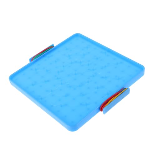 Milisten Studenten-Pinnwand Schreibtisch-Wand-Organizer Wandorganizer fürs Büro Kindermathematik lernt Whiteboard Mathe-Spiele Steckbrett-Organizer Wandsteckbrett Pegboard-Kit Plastik Blue von Milisten