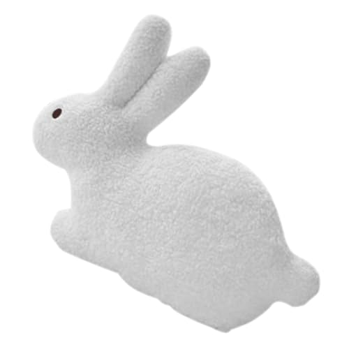 Milisten Süßes Stoffkissen aus Plüsch für Fluffy Kissen mit Niedlichem Hasen Design Deko für Kinderzimmer Kuschelig und Hautfreundlich Perfektes Spielkissen für Fröhliche von Milisten