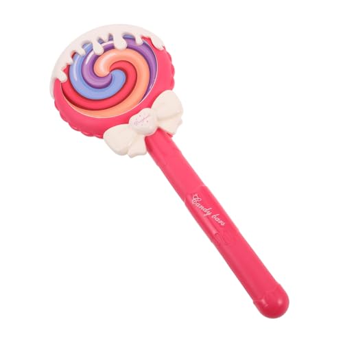 Milisten Süßigkeiten-Zauberstab Musik-Lollipop Lollipop Glühendes Plastik Mädchen Leuchtendes Lutscherspielzeug Abs rot von Milisten