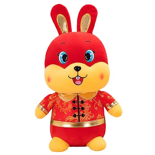 Milisten Tang Anzug Süße Kaninchenpuppe Karikatur Plüschspielzeug Plüschtiere Hasen Zur Bereicherung Von Kaninchen Knuddelig Sachen Figur Neujahrsvorräte Rot Pp Baumwolle Milisten Tang Anzug Süße Kaninchenpuppe Karikatur Plüschspielzeug Plüschtiere Hasen Zur Bereicherung Von Kaninchen Knuddelig Sachen Figur Neujahrsvorräte Rot Pp Baumwolle von Milisten