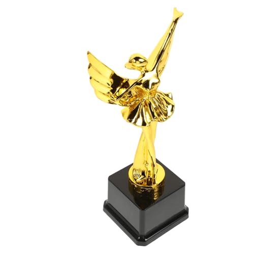 Milisten Tanztrophäe Trophäe Für Tanz Trophäe Zum Tanzen Tanzende Trophäe Student Tanz Trophäe Ballett Trophäen Pokale Vergeben Wettbewerbstrophäe Für Sieger Mädchen Partyzubehör Plastik von Milisten