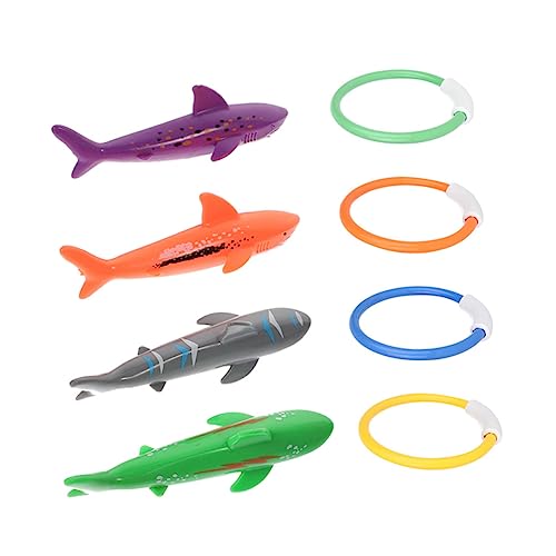 Milisten Tauchspielringen und Haien Lustige Wasserspielzeuge für Pool Farben Zufällig Zufällige Farbe Milisten Tauchspielringen und Haien Lustige Wasserspielzeuge für Pool Farben Zufällig Zufällige Farbe von Milisten