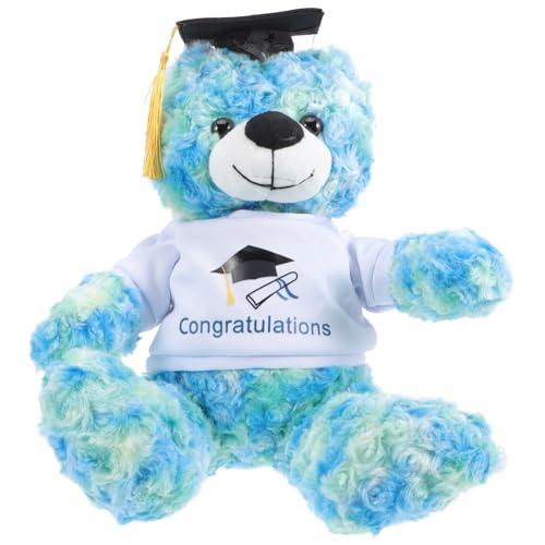 Milisten Teddybär-Puppe Herzlichen Glückwunsch, Absolvent, Tierpuppe Funktionsgestopfter Tierabschluss Entzückendes Kuscheltier Grad-Puppe High-School-abschlussbär Grad Animal Pp Baumwolle Milisten Teddybär-Puppe Herzlichen Glückwunsch, Absolvent, Tierpuppe Funktionsgestopfter Tierabschluss Entzückendes Kuscheltier Grad-Puppe High-School-abschlussbär Grad Animal Pp Baumwolle von Milisten