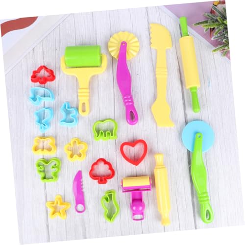Milisten Teiliges DIY Plastilin Tierformen für Bunte Knetformen Zubehör Kreatives für Jungen und Mädchen für Garten Strand und Sandkasten von Milisten