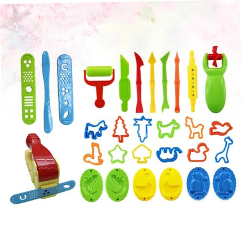 Milisten Teiliges Knete Set mit Bunten Plasticine Formen DIY Bastelspielzeug für Jungen und Mädchen Inklusive Edukativen Knetwerkzeugen Sicherem Material Fördert Zufällige Farbe von Milisten