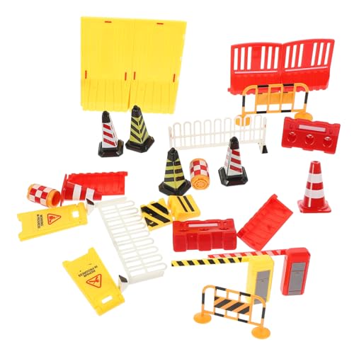 Milisten Teiliges Lernspielzeug Verkehrszeichen und Straßenabsperrungen Set Stabilem Bunte Mini Straßensperren und Warnschilder für Schulunterricht und Verkehrssicherheit Simulation Milisten Teiliges Lernspielzeug Verkehrszeichen und Straßenabsperrungen Set Stabilem Bunte Mini Straßensperren und Warnschilder für Schulunterricht und Verkehrssicherheit Simulation von Milisten