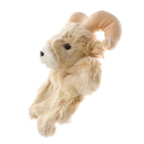 Milisten Tier Handpuppe Ziege Interaktive Stofftier Handspielzeug für Realistisches Design Beweglicher Mund Fördert Geschichtenerzählen und Kreativität Milisten Tier Handpuppe Ziege Interaktive Stofftier Handspielzeug für Realistisches Design Beweglicher Mund Fördert Geschichtenerzählen und Kreativität von Milisten