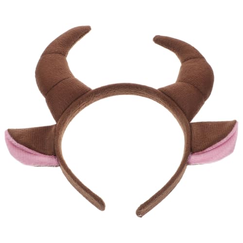 Milisten Tierhaar-accessoires Aus Horn Stirnband Halloween Hörner Stirnband Kostümzubehör Für Frauen Tierische Stirnbänder Tierstirnband Bullen-stirnband Halloween-haarband Stoff Kaffee Milisten Tierhaar-accessoires Aus Horn Stirnband Halloween Hörner Stirnband Kostümzubehör Für Frauen Tierische Stirnbänder Tierstirnband Bullen-stirnband Halloween-haarband Stoff Kaffee von Milisten