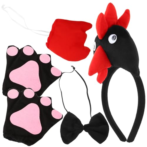 Milisten Tierischer Hühner Haarreif Set für Jungen und Mädchen Langlebiges Material Niedliches Ostern Cosplay mit Huhn Motiv für Kindergeburtstag Halloween Party und Foto Spaß Milisten Tierischer Hühner Haarreif Set für Jungen und Mädchen Langlebiges Material Niedliches Ostern Cosplay mit Huhn Motiv für Kindergeburtstag Halloween Party und Foto Spaß von Milisten