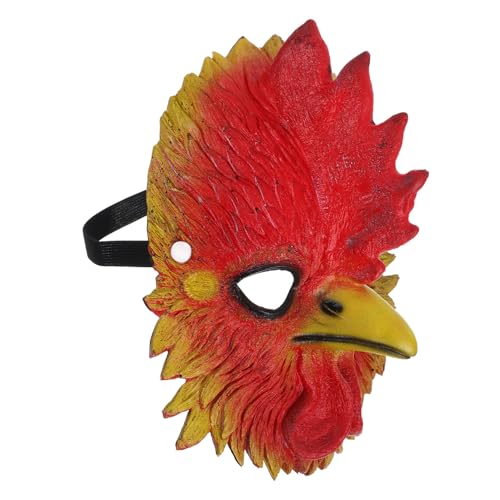 Milisten Tierkopfmaske für Halloween Lustige Hühnerkopfmütze für Kostümpartys Cosplay und Maskeraden Leicht und Bequem mit Elastischem Band für Lange Tragezeiten Milisten Tierkopfmaske für Halloween Lustige Hühnerkopfmütze für Kostümpartys Cosplay und Maskeraden Leicht und Bequem mit Elastischem Band für Lange Tragezeiten von Milisten