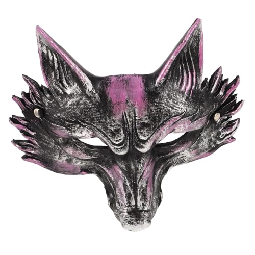 Milisten Tiermaske Fuchs PU Schaum Leicht Atmungsaktiv Halloween Karneval Cosplay Maskerade Ball Zubehör Milisten Tiermaske Fuchs PU Schaum Leicht Atmungsaktiv Halloween Karneval Cosplay Maskerade Ball Zubehör von Milisten
