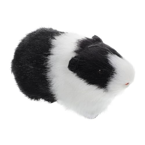 Milisten Tiermodell für Hamster plüschtier Flauschige Hamsterpuppe Realistisches Spielzeugbudenschweinchen Flauschiger Stofftier Simuliertes Stofftier Kunstpelz von Milisten