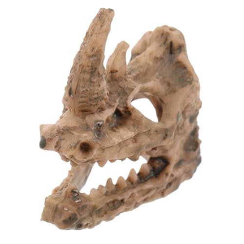 Milisten Tierschädeldekoration Ornamente Miniaturen Halloween Dekoration Halloween-Dekoration wanddeckoration tischdeko esstisch Tiere kleines Totenkopfdekor Plastik von Milisten