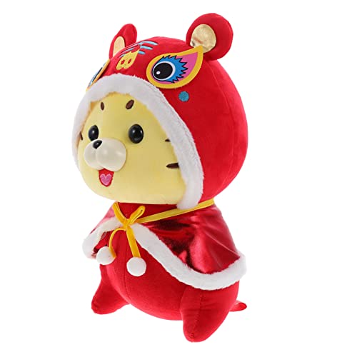Milisten Tiger Auspicious Figur Jungen Stofftier Entzückende Tiger Maskottchen Tiger Pp Baumwolle Rot Milisten Tiger Auspicious Figur Jungen Stofftier Entzückende Tiger Maskottchen Tiger Pp Baumwolle Rot von Milisten