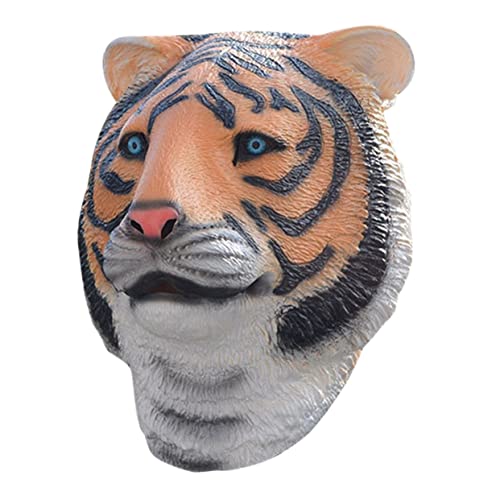 Milisten Tiger Kopfbedeckung aus Einzigartige und Kreative Tiger Maske für Fasching Maskenball und Halloween Lebendige Gesichtsabdeckung für Partys und Aufführungen Milisten Tiger Kopfbedeckung aus Einzigartige und Kreative Tiger Maske für Fasching Maskenball und Halloween Lebendige Gesichtsabdeckung für Partys und Aufführungen von Milisten