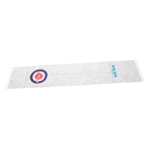 Milisten Tisch Curling Spielset für Interaktives Indoor Wurfspiel für Familie und Freunde Fördert Körperkoordination und Spielspaß Geeignet für Freizeitaktivitäten und von Milisten