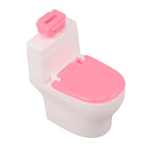 Milisten Toilette Puppenhaus Puppen Puppe Toilette Miniatur Toilette Toilette Simulation Toilette Puppenhaus Möbel Kunststoff Milisten Toilette Puppenhaus Puppen Puppe Toilette Miniatur Toilette Toilette Simulation Toilette Puppenhaus Möbel Kunststoff von Milisten