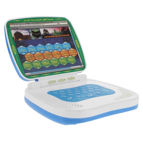 Milisten Touch Lernmaschine Kindersprachen Lernmaschine Computer Mini Laptop Für Babys Computer Für Kleinkinder Buchstaben Lernmaschine Kleinkind Lern Laptop Blauer Kunststoff von Milisten