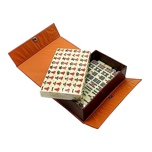 Milisten Tragbares Mahjong Spielset Mini Reisespiel für Partys Bars und Zuhause Leicht und Kompakt Perfektes für Mahjong Kreative Freizeitbeschäftigung Milisten Tragbares Mahjong Spielset Mini Reisespiel für Partys Bars und Zuhause Leicht und Kompakt Perfektes für Mahjong Kreative Freizeitbeschäftigung von Milisten