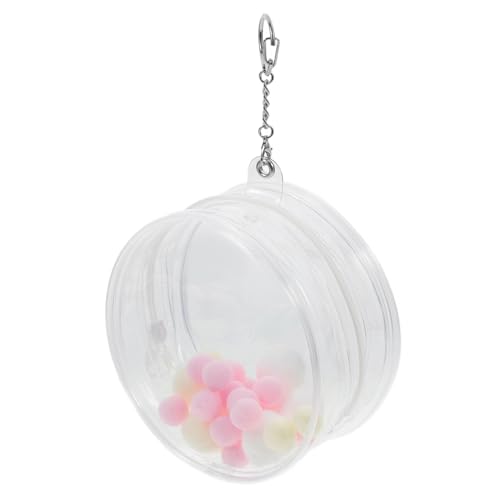 Milisten Transparente Figuren Display mit Pomponball und Schlüsselanhänger Robuste Aufbewahrung für Figuren für Sammler und Unterwegs Langlebig und Praktisch für Sichere Aufbewahrung Milisten Transparente Figuren Display mit Pomponball und Schlüsselanhänger Robuste Aufbewahrung für Figuren für Sammler und Unterwegs Langlebig und Praktisch für Sichere Aufbewahrung von Milisten