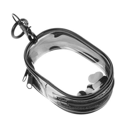 Milisten Transparente PVC Puppe Aufbewahrungstasche mit Dual Zipper und Schlüsselanhänger Hochsichtbare Puppen Displaytasche für Figuren Sammler und Ausstellungen von Milisten