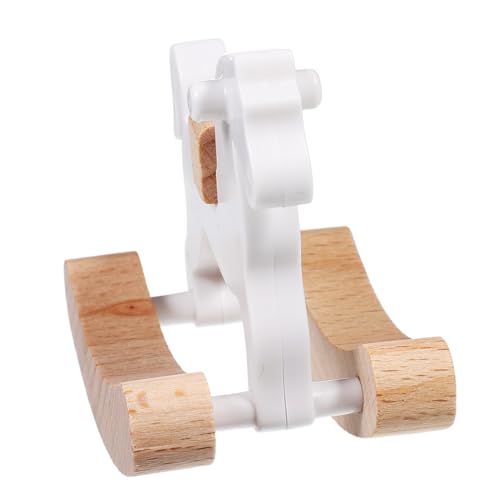Milisten Trojaner-Modell Schaukelpferd Mini-schaukelstuhl Schaukelstuhl Dekoration Dollhouse -schaukelstuhl Holz von Milisten