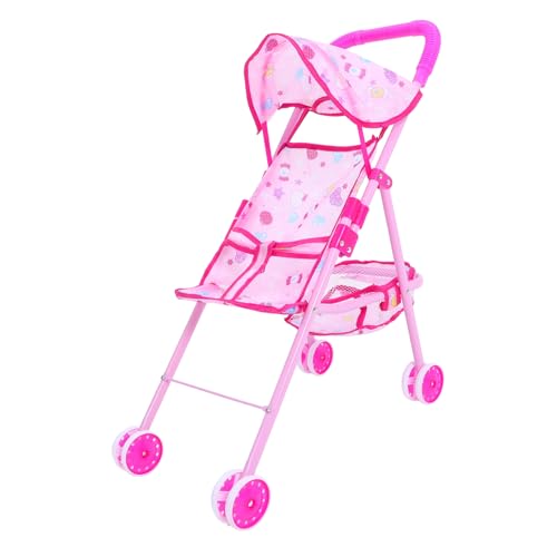 Milisten Trolley- Falten Kleinkinder Zubehör Faltbar Puppe Dolly Vorgeben Korb Kindertrolley Wagen Spielzeuge Eisen Rosa Milisten Trolley- Falten Kleinkinder Zubehör Faltbar Puppe Dolly Vorgeben Korb Kindertrolley Wagen Spielzeuge Eisen Rosa von Milisten