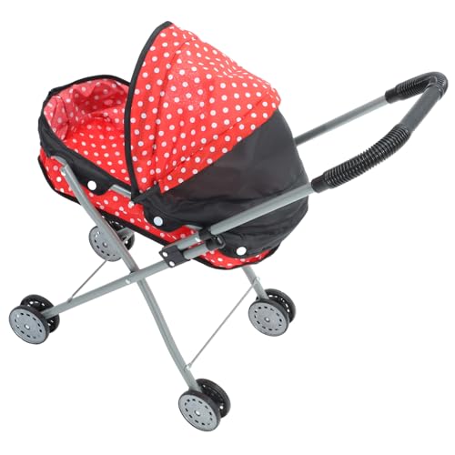 Milisten Trolley- Puppe Süßer Kinderwagen Puppenkinderwagen Kinderwagen Simulierter Puppenwagen Für Kinderwagen Spiel Kinderwagen Eisenrahmen Milisten Trolley- Puppe Süßer Kinderwagen Puppenkinderwagen Kinderwagen Simulierter Puppenwagen Für Kinderwagen Spiel Kinderwagen Eisenrahmen von Milisten