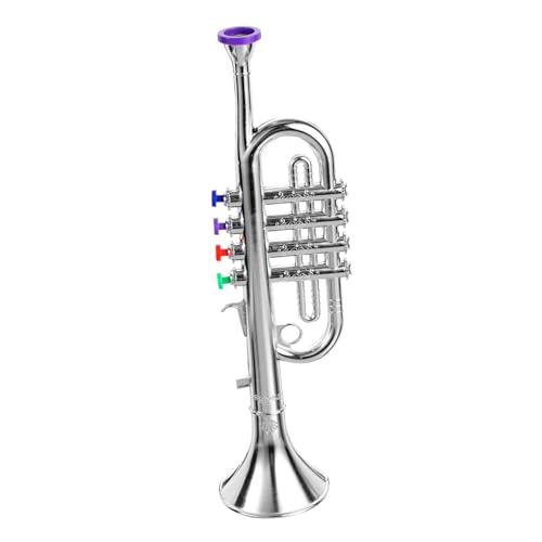 Milisten Trompete Simuliertes Musikinstrument für Mädchen Leicht und Tragbar Fördert Musikalische Fähigkeiten und Kreativität Perfektes zum Geburtstag von Milisten