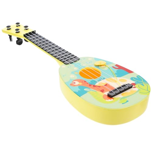 Milisten Ukulele -Gitarrenspielzeug Gitarrenspielzeug für Kleinkindgitarre 2 Jahre alt Musikinstrumente für Kleinkinder Musikspielzeug Gitarre für Mini-Gitarre Plastik von Milisten