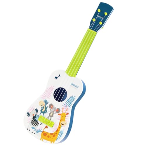 Milisten Ukulele Miniatur Musikinstrument für Simulation Gitarre zur Musikalischen Früherziehung Sicheres und Langlebiges Design für Kleinkinder von Milisten