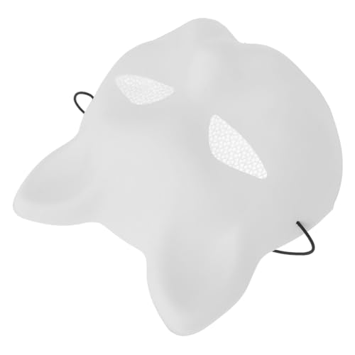 Milisten Unbemalte Katzenmaske aus Kunststoff DIY Malmaske für Kreative Maskeraden und Partys Halloween Festivals und Besondere Anlässe Milisten Unbemalte Katzenmaske aus Kunststoff DIY Malmaske für Kreative Maskeraden und Partys Halloween Festivals und Besondere Anlässe von Milisten