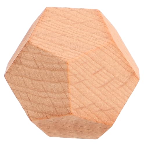 Milisten Unfertige Holzwürfel für DIY Bastelprojekte Lernspielzeug und Kreative Spiele für Mathe Lernen und Gesellige Zusammenkünfte mit Familie und Freunden von Milisten