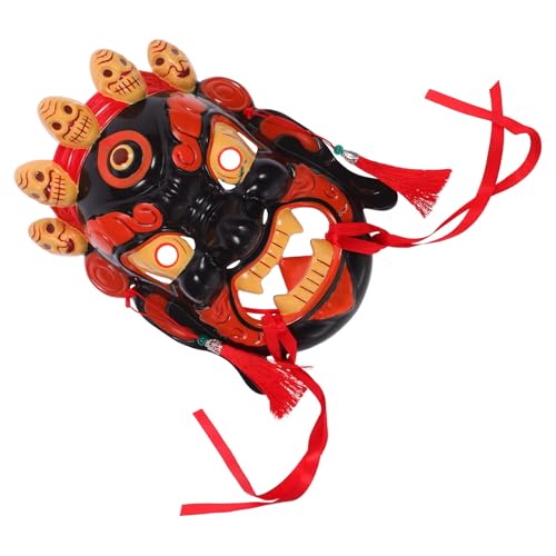 Milisten Vintage Tribal Maske Kunstwerk Handbemalte Opernmaske Vintage Opernmaske Handgeschnitzte Maske Malerei von Milisten